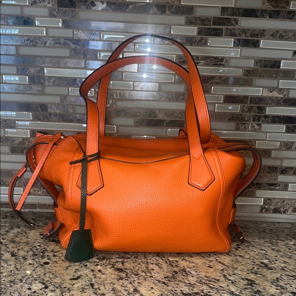 Tory Burch Vibrant Orange Satchel